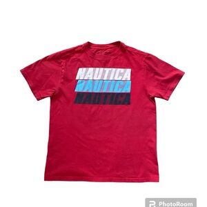 Nautical Youth Boys T-shirt 14/16 Red